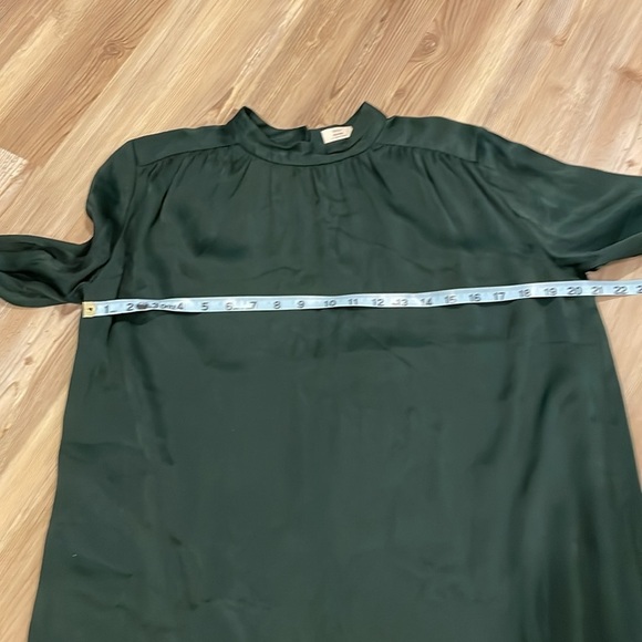 Little moon green silk dress medium - Picture 8 of 9